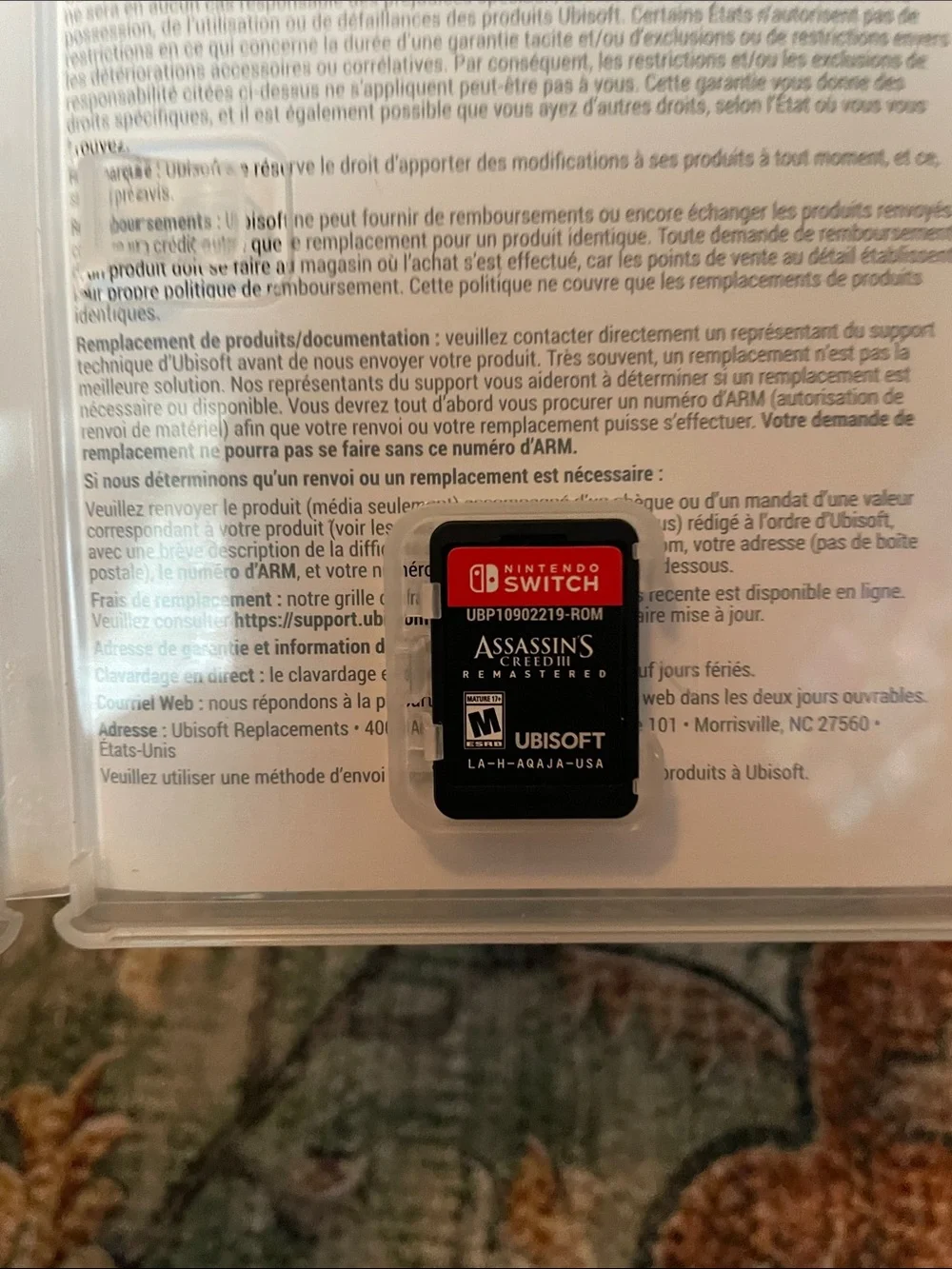 Assassin's Creed III Remastered - Nintendo Switch - White/Gray